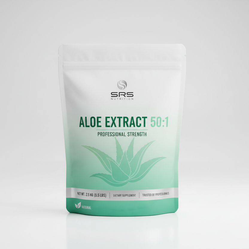 Big bag Aloe Extract 50:1 - SRS Nutrition logo
