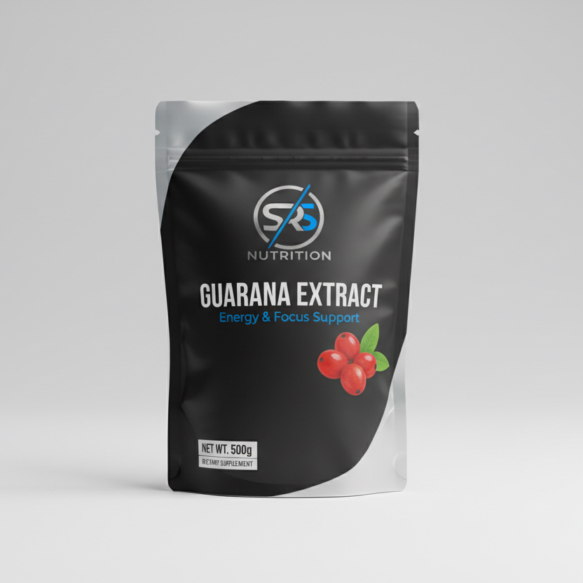 Guarana Extract - SRS Nutrition in bag with our logo