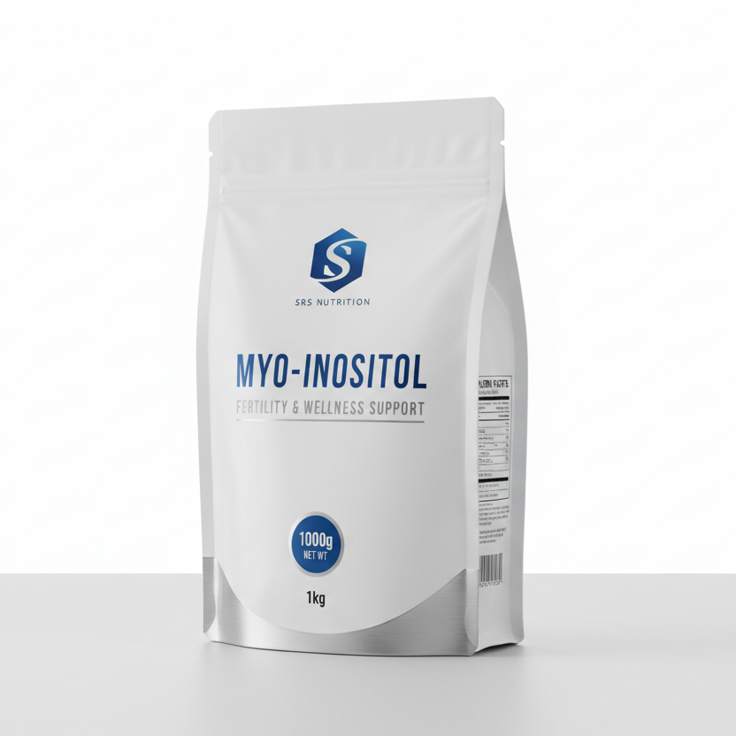 Myo-Inositol - SRS Nutrition in 1kg bag with our logo