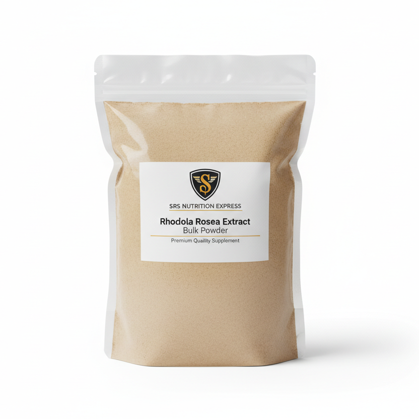 Rhodiola Rosea Extract in bulk powder with our logo