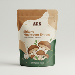 Shiitake Mushroom Extract - SRS Nutrition in big bag