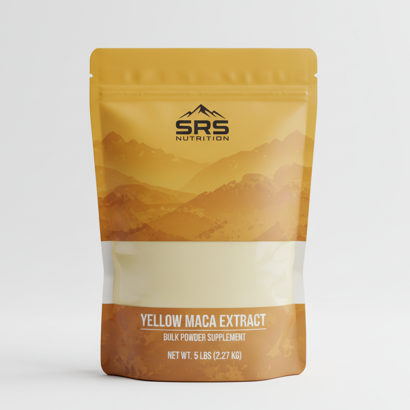 Yellow Maca Extract - SRS Nutrition in bulk bag